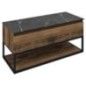 SKARA Vanity Unité 100x50x45cm, noir mat/oak collingwood SKARA Vanity Unité 100x50x45cm, noir mat/oak collingwood