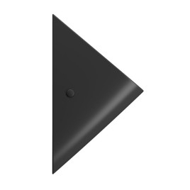 COMMUNITY back inlet urinal, 31x54,5cm, noir mat