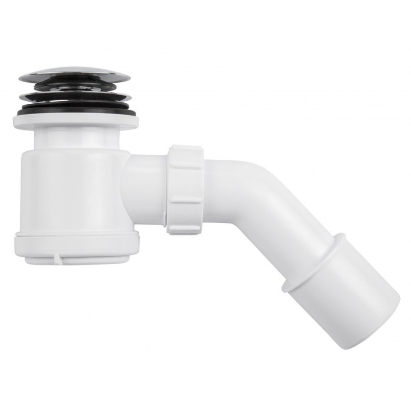Siphon dia. 50mm, DN50, chrome