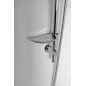 DAPHNE Douche en béton Set avec un seul levier Mixer Tap, 2 Outlets, chrome