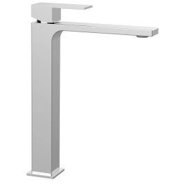 CUBEMIX robinet de mélangeur de lavabo, haute, sans déchets, chrome
