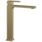 CUBEMIX robinet de mélangeur de lavabo, haute, sans déchets, tapis d'or CUBEMIX robinet de mélangeur de lavabo, haute, sans déchets, tapis d'or