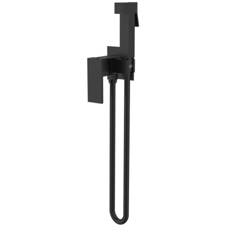CUBEMIX robinet de mélangeur de bidet caché avec douche stop, carré, noir mat