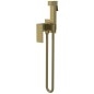 CUBEMIX robinet de mélangeur de bidet dissimulé avec spray stop, carré, or mat CUBEMIX robinet de mélangeur de bidet dissimulé avec spray stop, carré, or mat