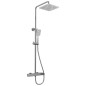 Colonne de douche CUBEMIX avec robinet de mélangeur de levier, chrome Colonne de douche CUBEMIX avec robinet de mélangeur de levier, chrome