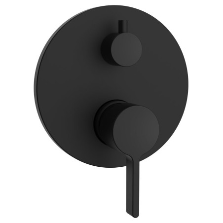 Robinet de douche caché ICONIC, 2 prises, noir mat