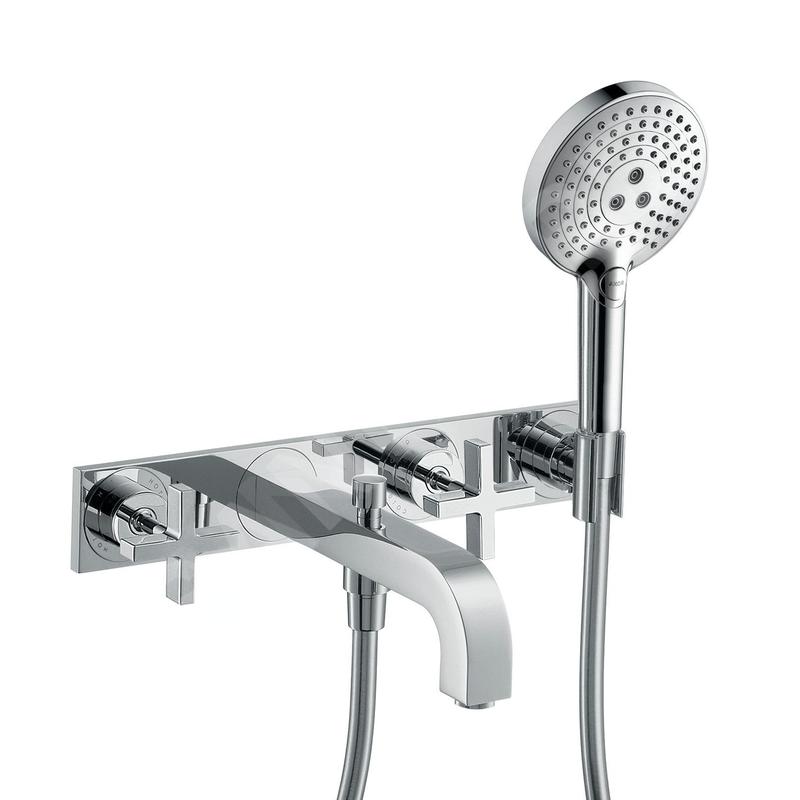 Axor Citterio - Mitigeur de baignoire encastré, installation à 3 trous, chrome 39441000