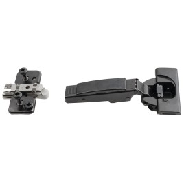 BLUM Hinge, surcouverte, fermeture douce, couvertures, onyx noir