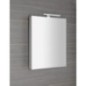 GRETA armoire miroir incl. Lumière LED, 60x70x14cm, blanc mat GRETA armoire miroir incl. Lumière LED, 60x70x14cm, blanc mat