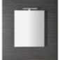 GRETA armoire miroir incl. Lumière LED, 60x70x14cm, blanc mat GRETA armoire miroir incl. Lumière LED, 60x70x14cm, blanc mat