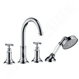 Axor Montreux - Mitigeur de baignoire, installation à 4 trous, chrome 16546000