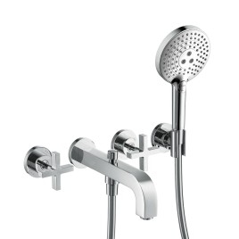 Axor Citterio - Mitigeur de baignoire encastré, installation à 3 trous, chrome 39447000