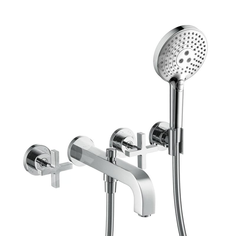 Axor Citterio - Mitigeur de baignoire encastré, installation à 3 trous, chrome 39447000