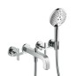 Axor Citterio - Mitigeur de baignoire encastré, installation à 3 trous, chrome 39447000