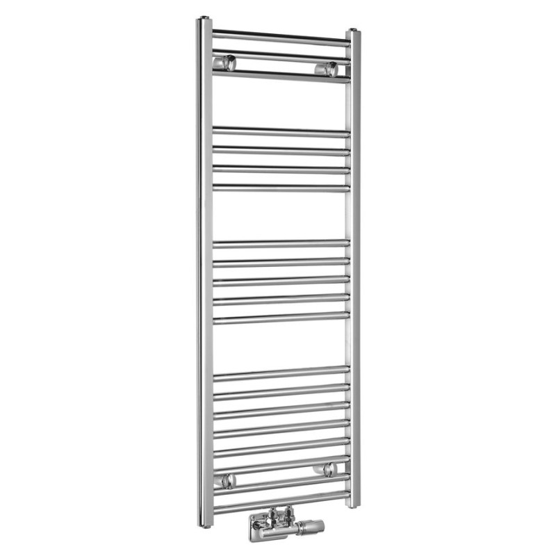 ALYA radiateur salle de bain droite 400x1188mm, connexion centrale, chrome ALYA radiateur salle de bain droite 400x1188mm, connexion centrale, chrome