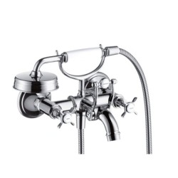 Axor Montreux - Mélangeur de baignoire avec deux robinets, chrome 16540000