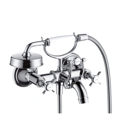 Axor Montreux - Mélangeur de baignoire avec deux robinets, chrome 16540000