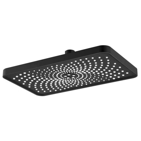 Douche tête, 300x180mm, ABS/noir mat