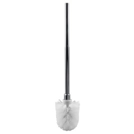 Brosse toilette avec poignée, dia. 70mm, chrome