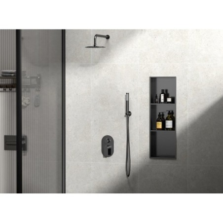 INSERTA niche de douche encastrée, 270x810 mm, acier inoxydable, anthracite
