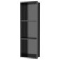 INSERTA niche de douche encastrée, 270x810 mm, acier inoxydable, anthracite INSERTA niche de douche encastrée, 270x810 mm, acier inoxydable, anthracite