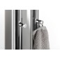 Radiateur de serviette électrique PAPINADO, 109x1200mm, 40W, chrome