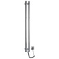 Radiateur de serviette électrique PAPINADO, 109x1200mm, 40W, chrome