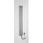 Radiateur de serviette électrique PAPINADO, 109x1200mm, 40W, chrome