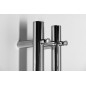 Radiateur de serviette électrique PAPINADO, 109x1200mm, 40W, chrome