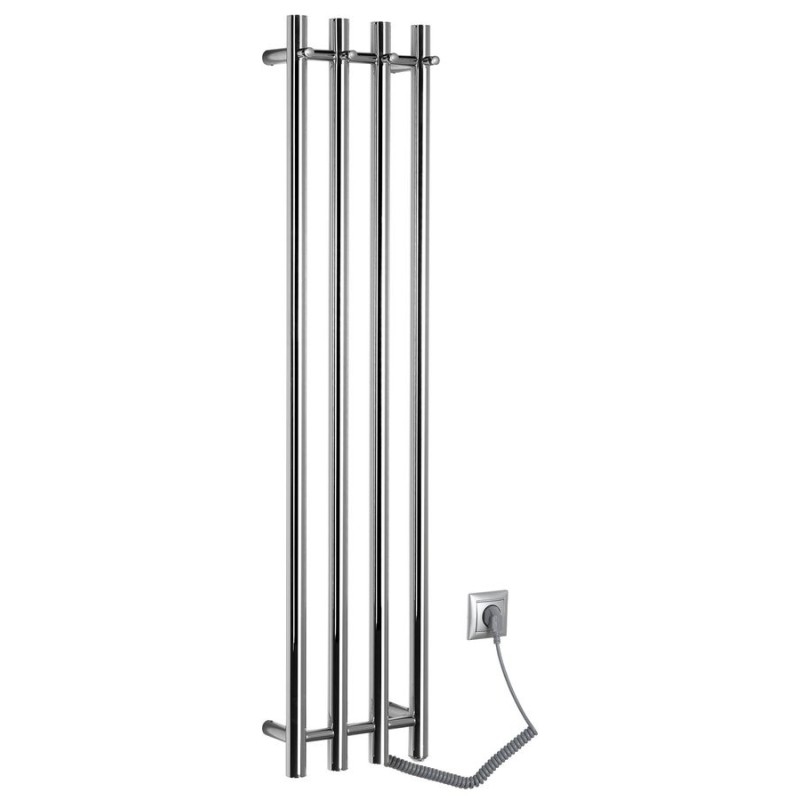Radiateur de serviette électrique PAPINADO, 263x1200mm, 85W, chrome