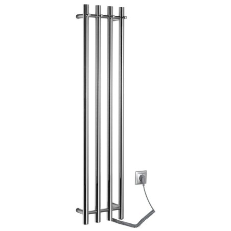 Radiateur de serviette électrique PAPINADO, 263x1200mm, 85W, chrome