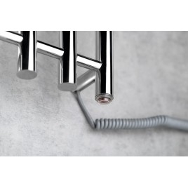 Radiateur de serviette électrique PAPINADO, 263x1200mm, 85W, chrome