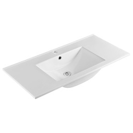 Lavabo en céramique SLIM, mobilier, 100x46cm, blanc