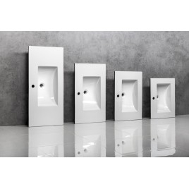 Lavabo en céramique SLIM, mobilier, 100x46cm, blanc