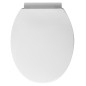 ESMERALDA Soft Close Toilet Seat, blanc