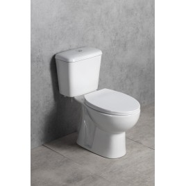 ESMERALDA Soft Close Toilet Seat, blanc