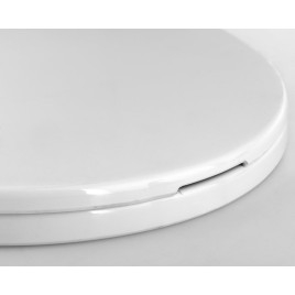 ESMERALDA Soft Close Toilet Seat, blanc