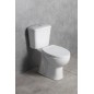 ESMERALDA Soft Close Toilet Seat, blanc