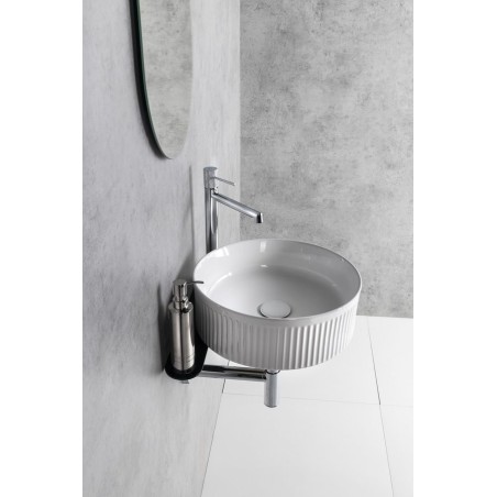 PICOBELLO compteur top céramique lavabo dia. 37cm, blanc