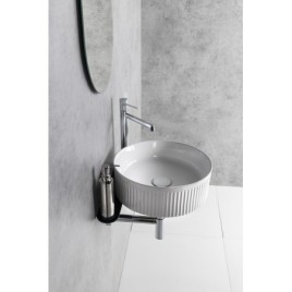 PICOBELLO compteur top céramique lavabo dia. 37cm, blanc