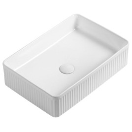 PICOBELLO comptoir lavabo en céramique 50x34cm, blanc