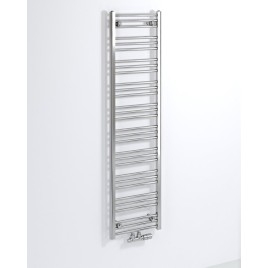 AlBRECHT radiateur de salle de bain 400x1570mm, connexion centrale, chrome