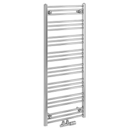 AlBRECHT radiateur de salle de bain 500x1250mm, connexion centrale, chrome