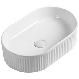 PICOBELLO contre-dessus lavabo en céramique 49x31 cm, blanc