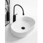 PICOBELLO contre-dessus lavabo en céramique 49x31 cm, blanc