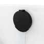 Pop Up Bath Filler Waste (L) 800mm, Plug 72mm, noir mat