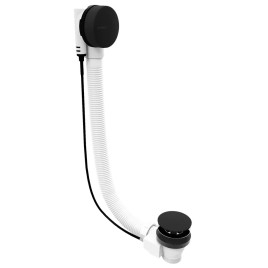 Pop Up Bath Waste (L) 1000mm, Plug 72mm, noir mat