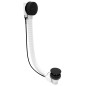 Pop Up Bath Waste (L) 1000mm, Plug 72mm, noir mat