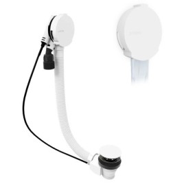 Déchets de douche (L) 1000mm, Plug 72mm, blanc