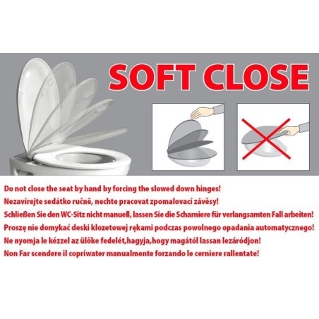INFINITY Slim Toilet Seat, Easy Take, Soft Fermer, menthe verte